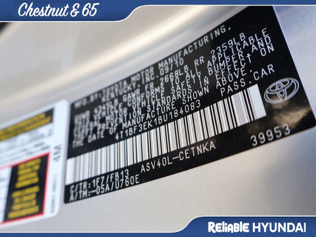 Used 2011 Toyota Camry LE image 36