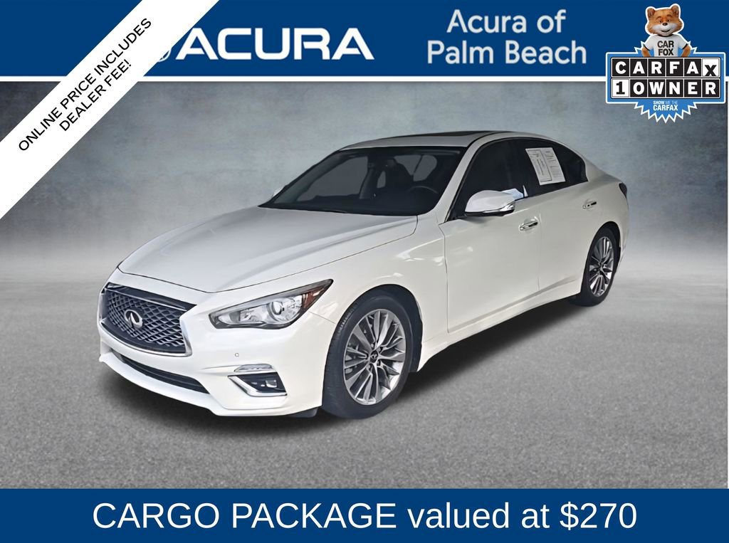 Used 2023 INFINITI Q50 Luxe w/ Cargo Package RWD 360° Tour