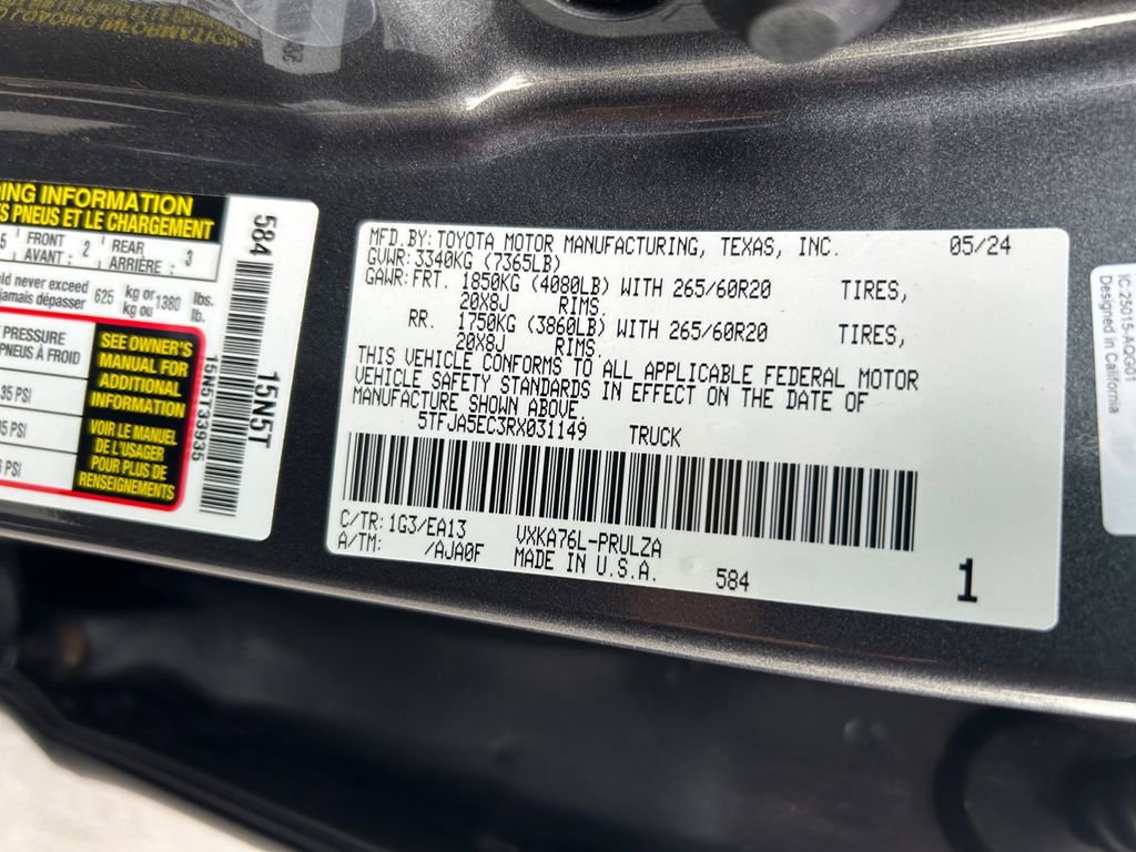 Used 2024 Toyota Tundra Limited image 34