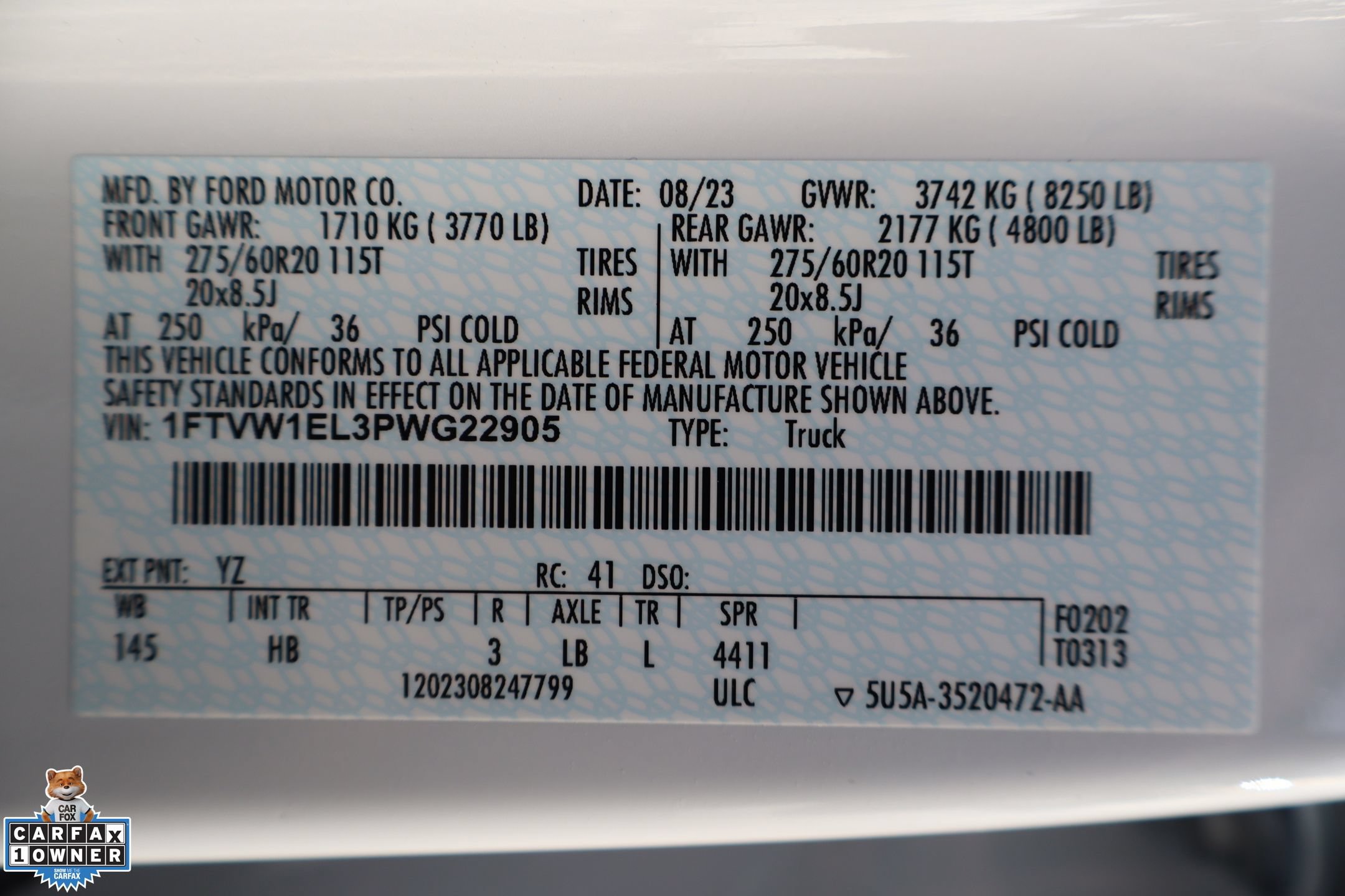Certified 2023 Ford F150 Lightning Lariat AWD/4WD image 31