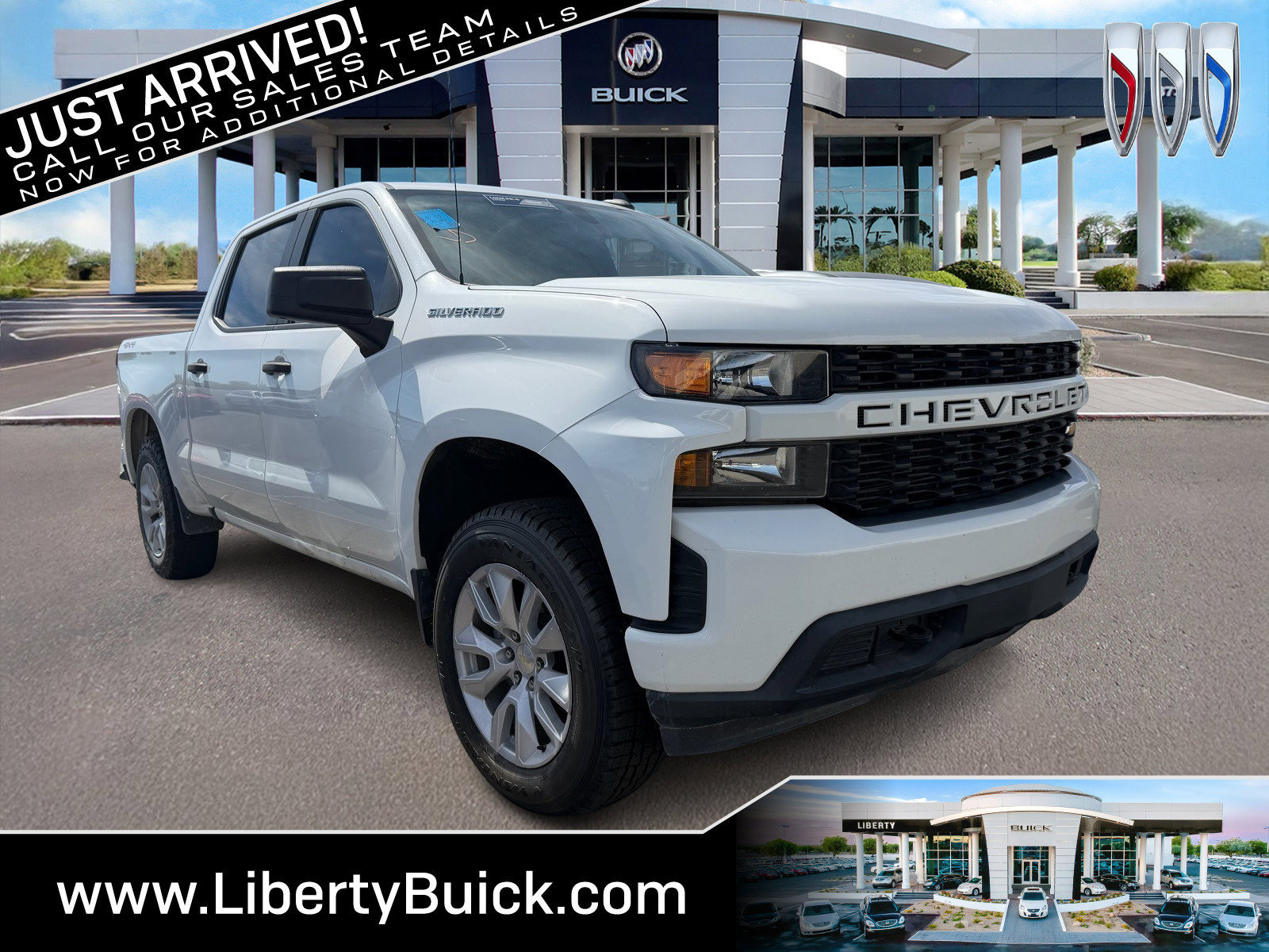 Used 2021 Chevrolet Silverado 1500 Custom image 1