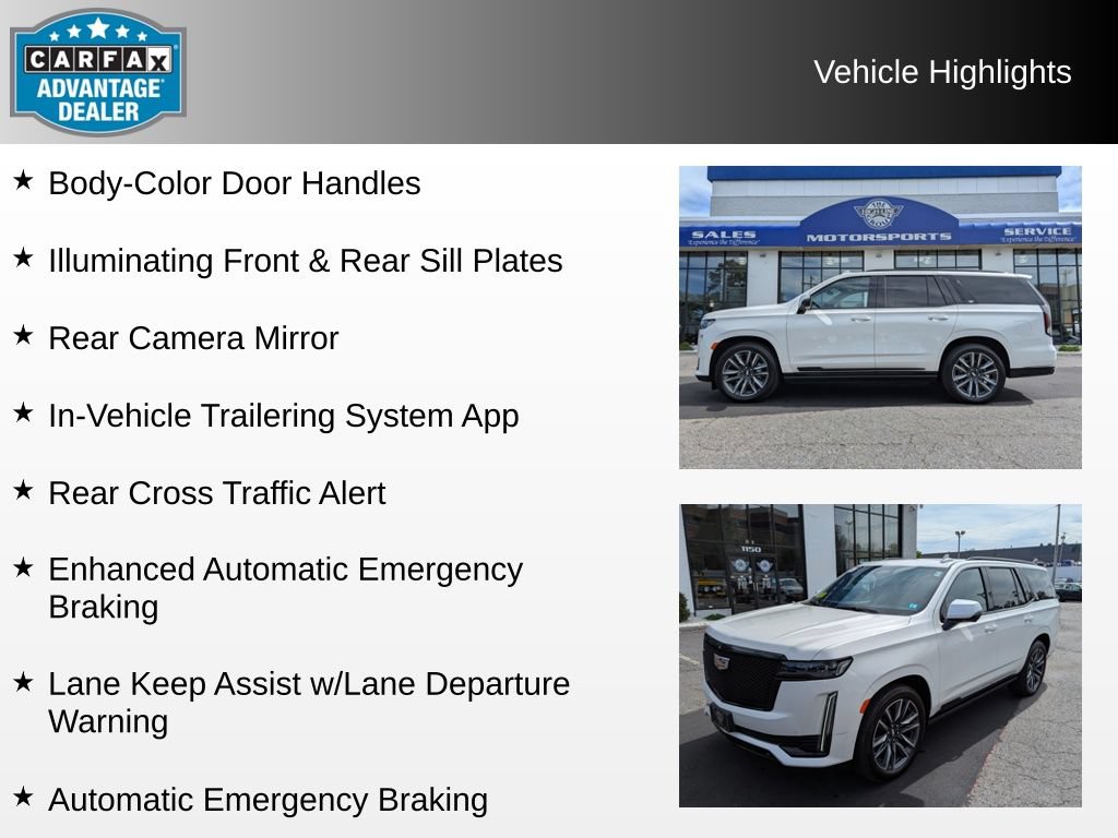 Used 2021 Cadillac Escalade Sport w/ Driver Assist Tech Package AWD/4WD image 12