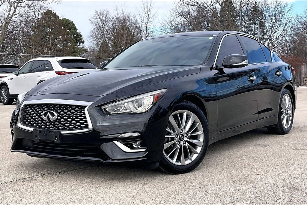 Used 2021 INFINITI Q50 Luxe w/ Cargo Package image 2