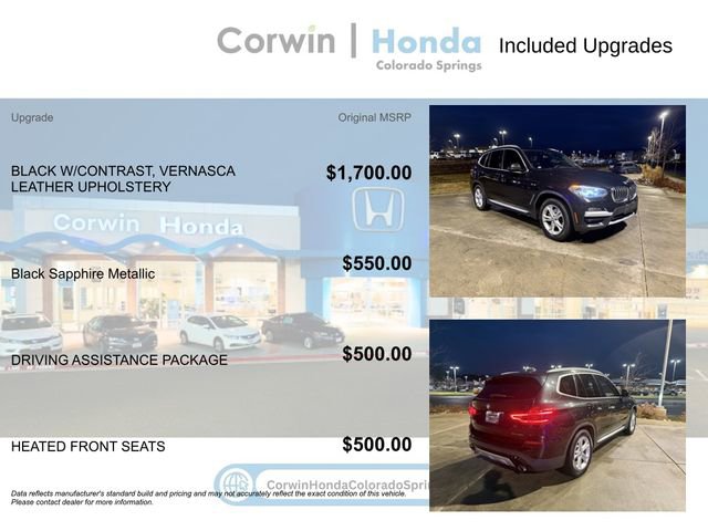 Used 2019 BMW X3 xDrive30i w/ Driving Assistance Package image 4