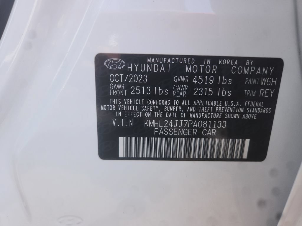 Used 2023 Hyundai Sonata Blue w/ Cargo Package FWD image 39