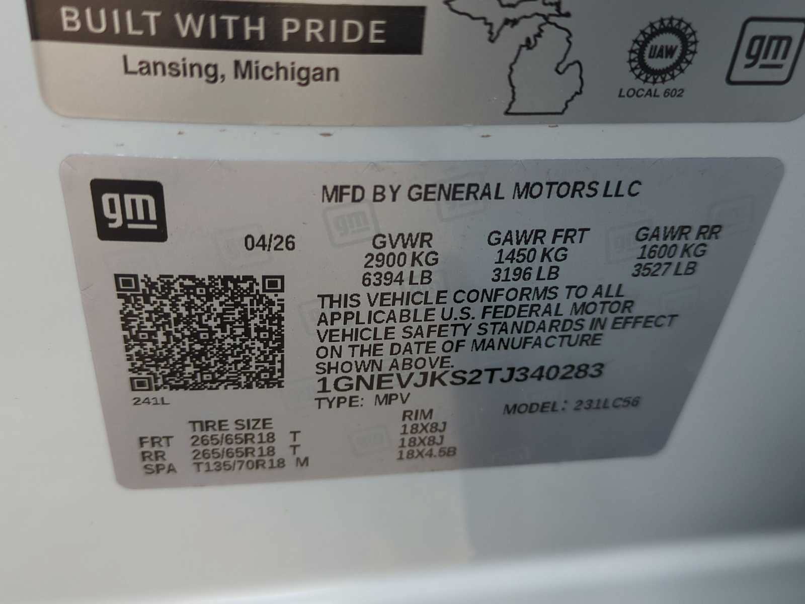 New 2026 Chevrolet Traverse Z71 w/ Enhanced Driving Package AWD/4WD image 31