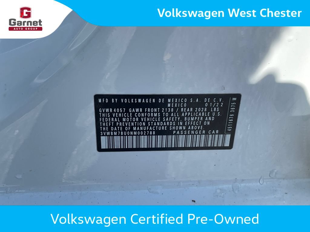 Certified 2022 Volkswagen Jetta Sport w/ IQ.Drive Package FWD image 15