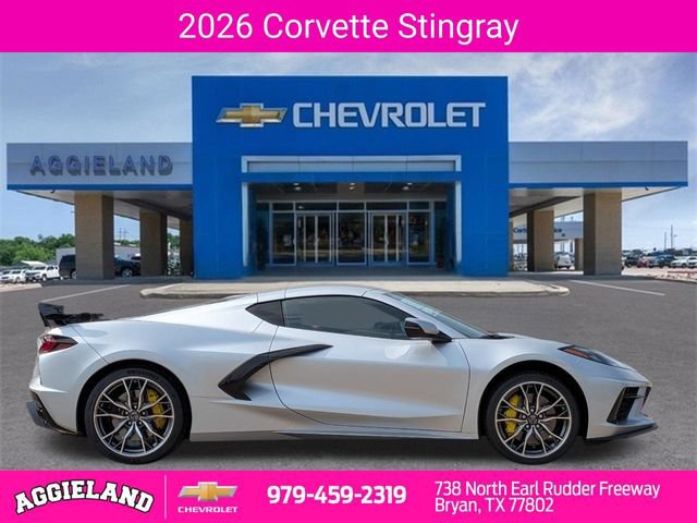 New 2026 Chevrolet Corvette Stingray Premium Cpe w/ Z51 Performance Package RWD image 2