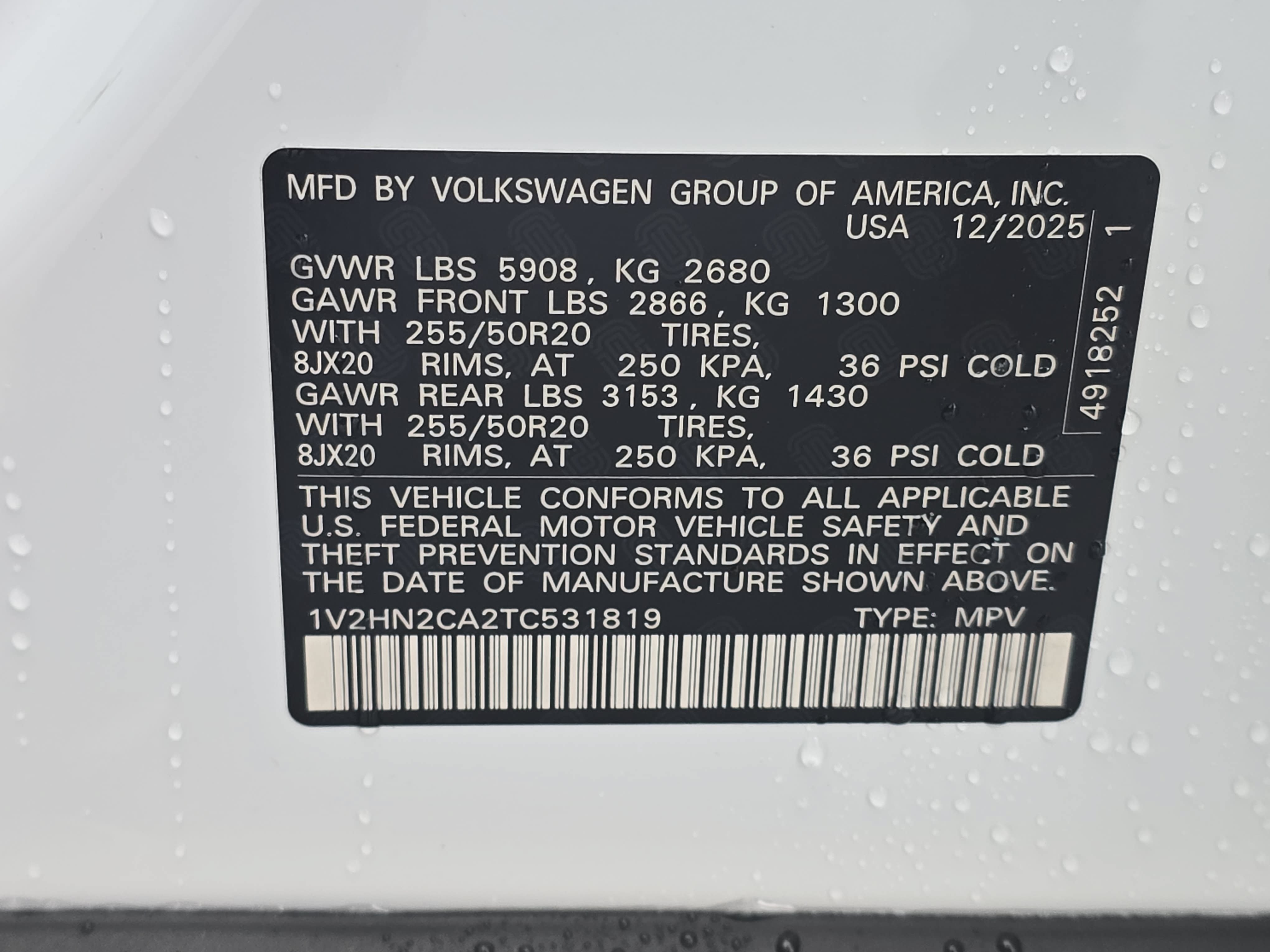 New 2026 Volkswagen Atlas SE AWD/4WD image 36