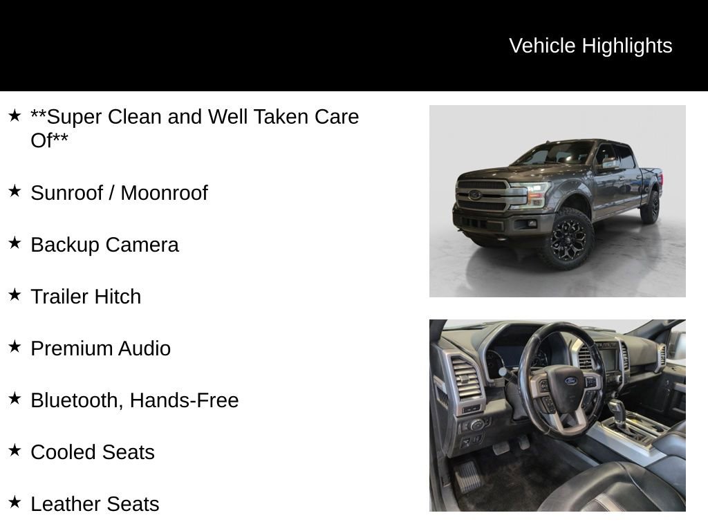 Certified 2018 Ford F150 Platinum w/ Technology Package image 11