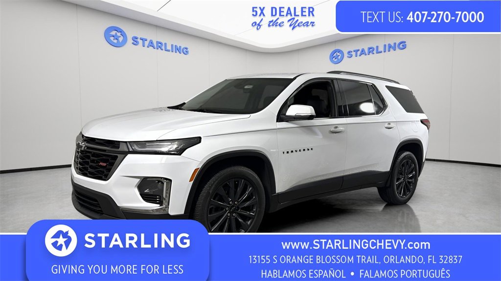 Certified 2023 Chevrolet Traverse RS