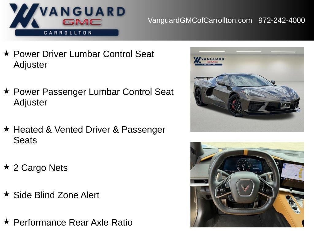 Used 2021 Chevrolet Corvette Stingray Preferred Cpe w/ Z51 Performance Package RWD image 24
