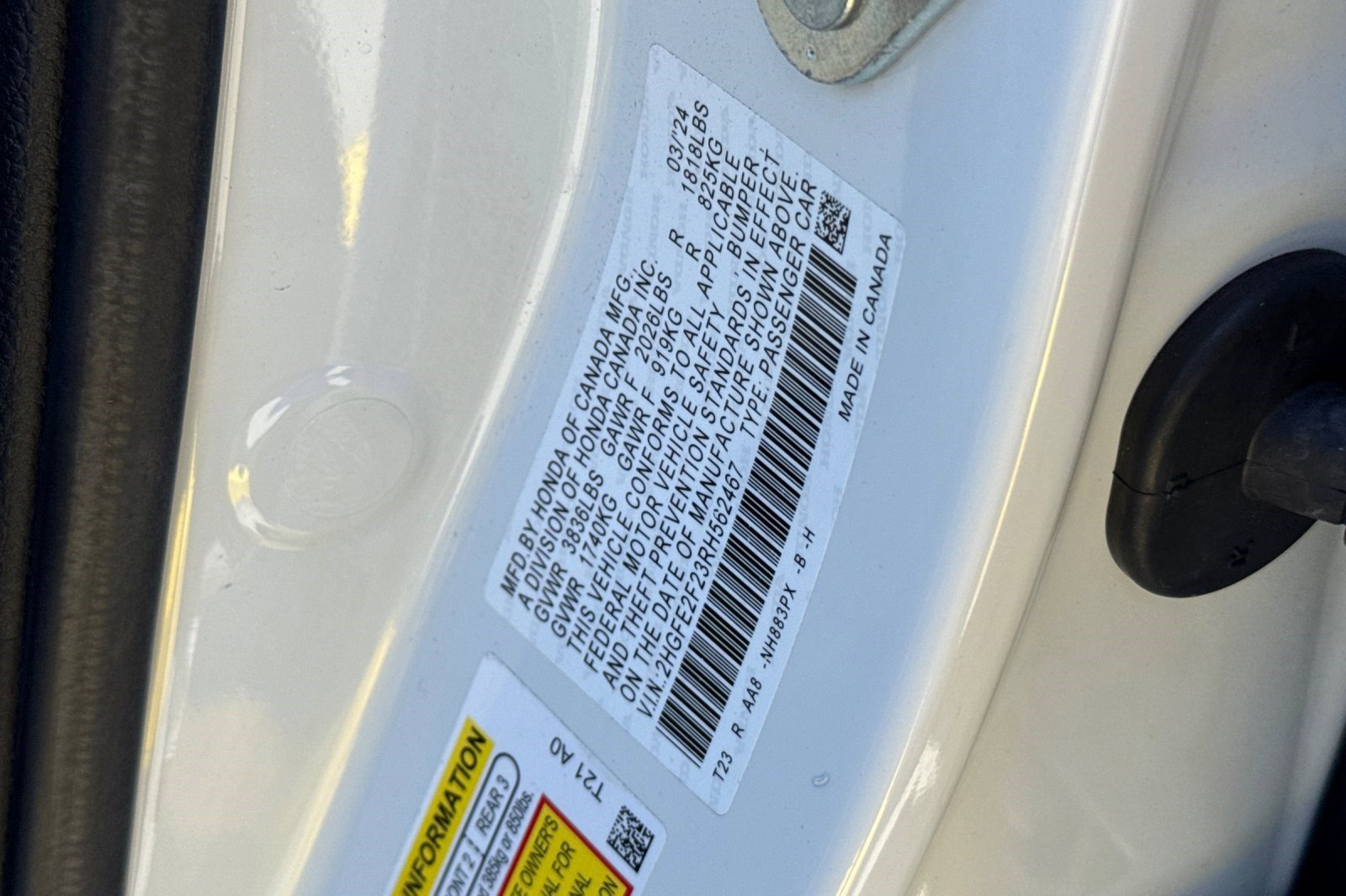 Used 2024 Honda Civic LX image 21