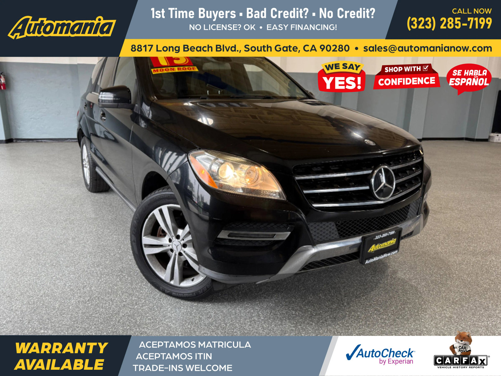Used 2013 Mercedes-Benz ML 350 2WD