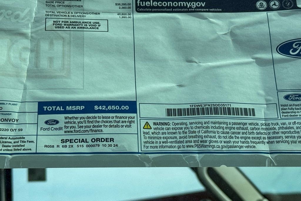 New 2025 Ford E-350 and Econoline 350 Super Duty w/ Power Equipment Group image 12