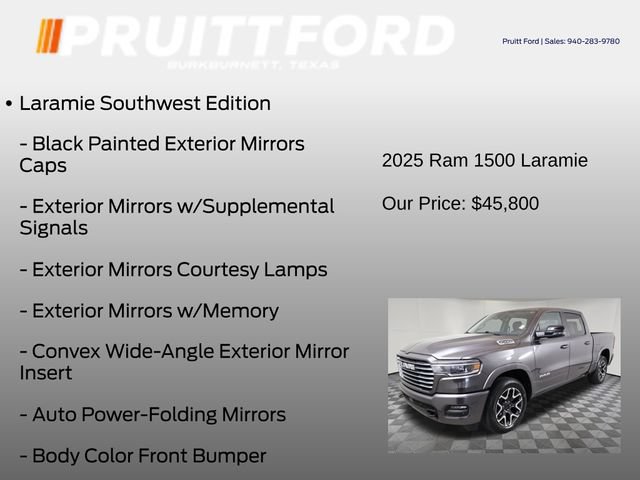 Used 2025 RAM 1500 Laramie w/ Laramie Southwest Edition AWD/4WD image 13