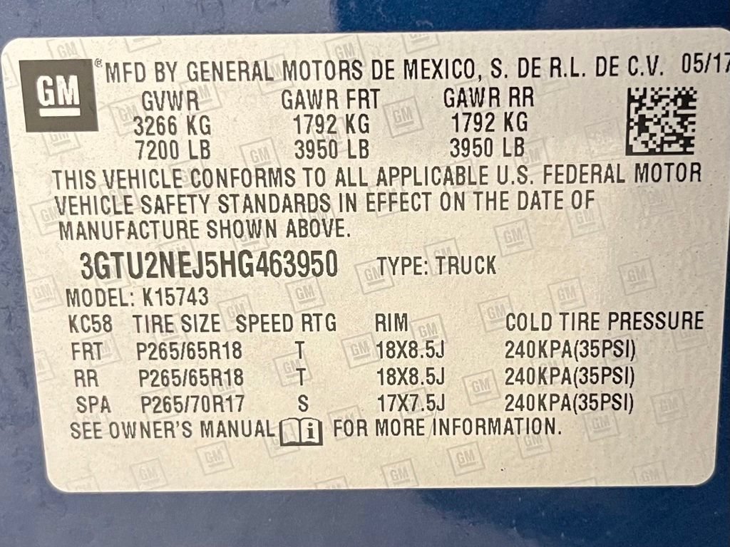 Used 2017 GMC Sierra 1500 SLT w/ All Terrain Package AWD/4WD image 54