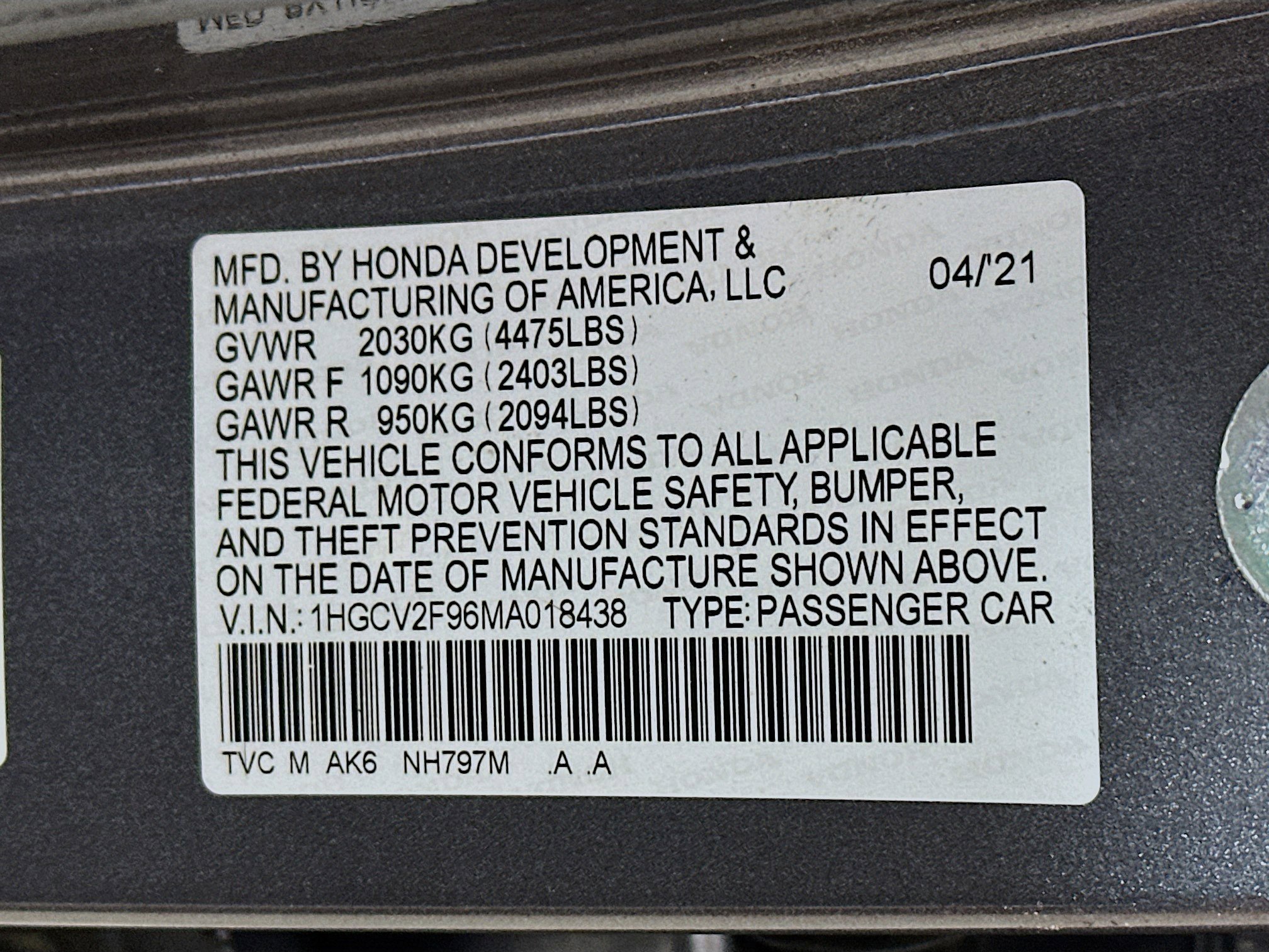 Used 2021 Honda Accord Touring image 31