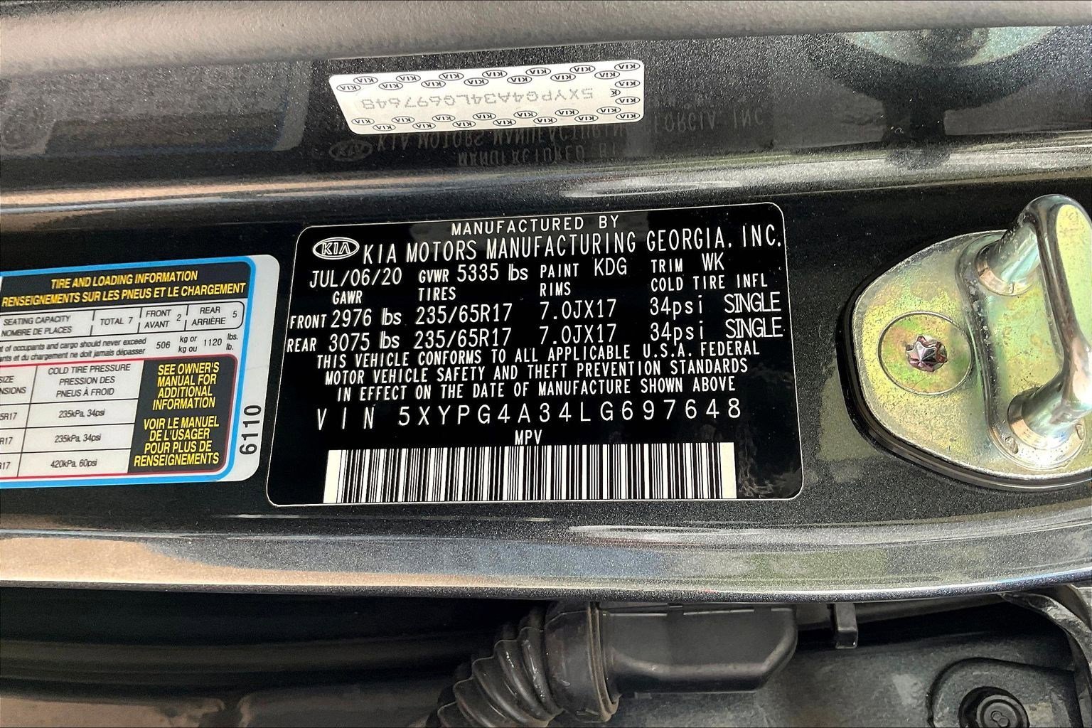 Used 2020 Kia Sorento LX FWD image 19
