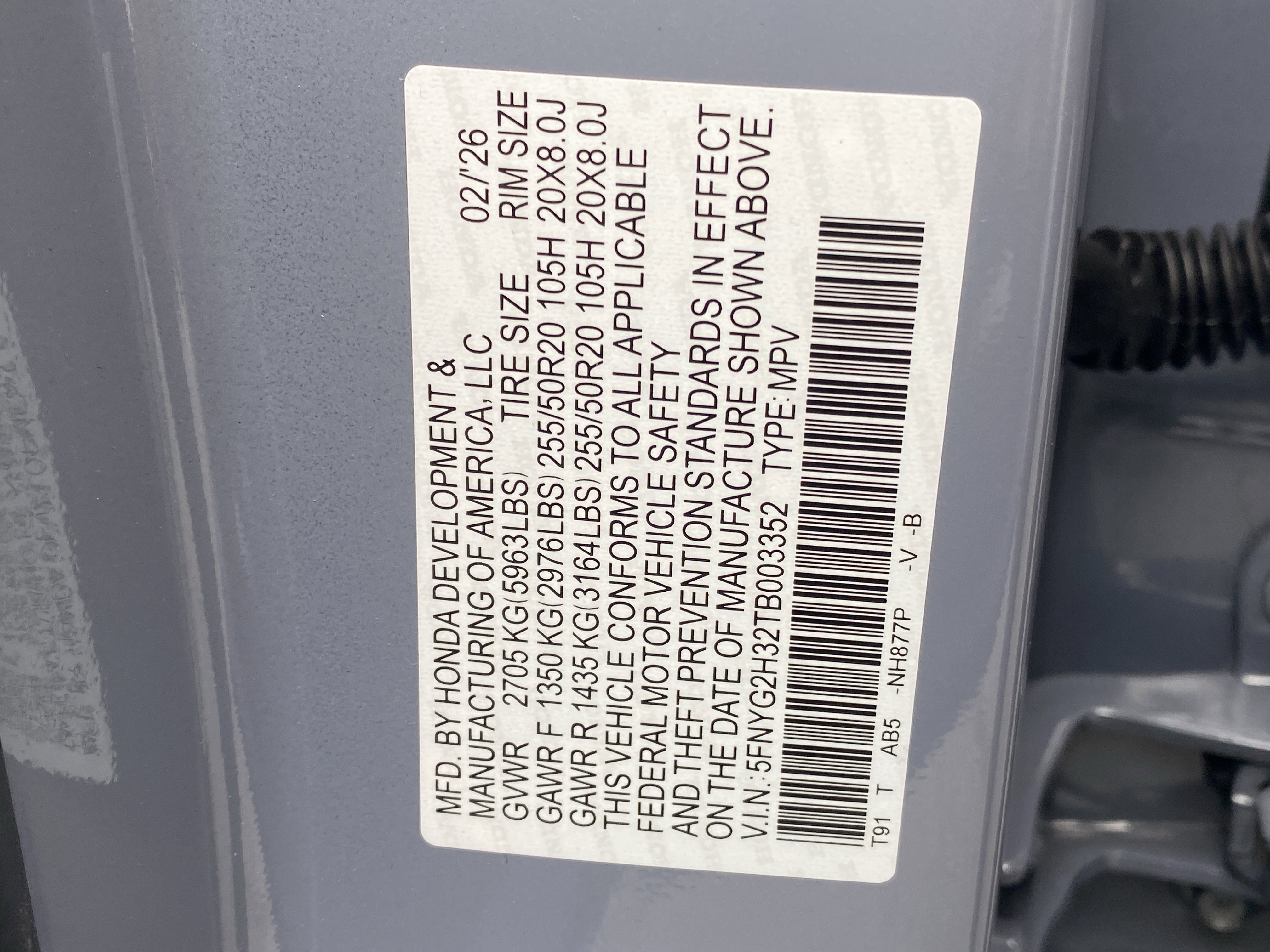 Used 2026 Honda Pilot Sport image 31