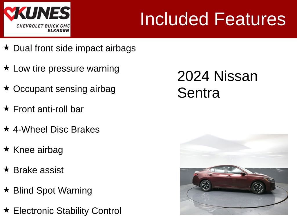 Used 2024 Nissan Sentra SV image 3