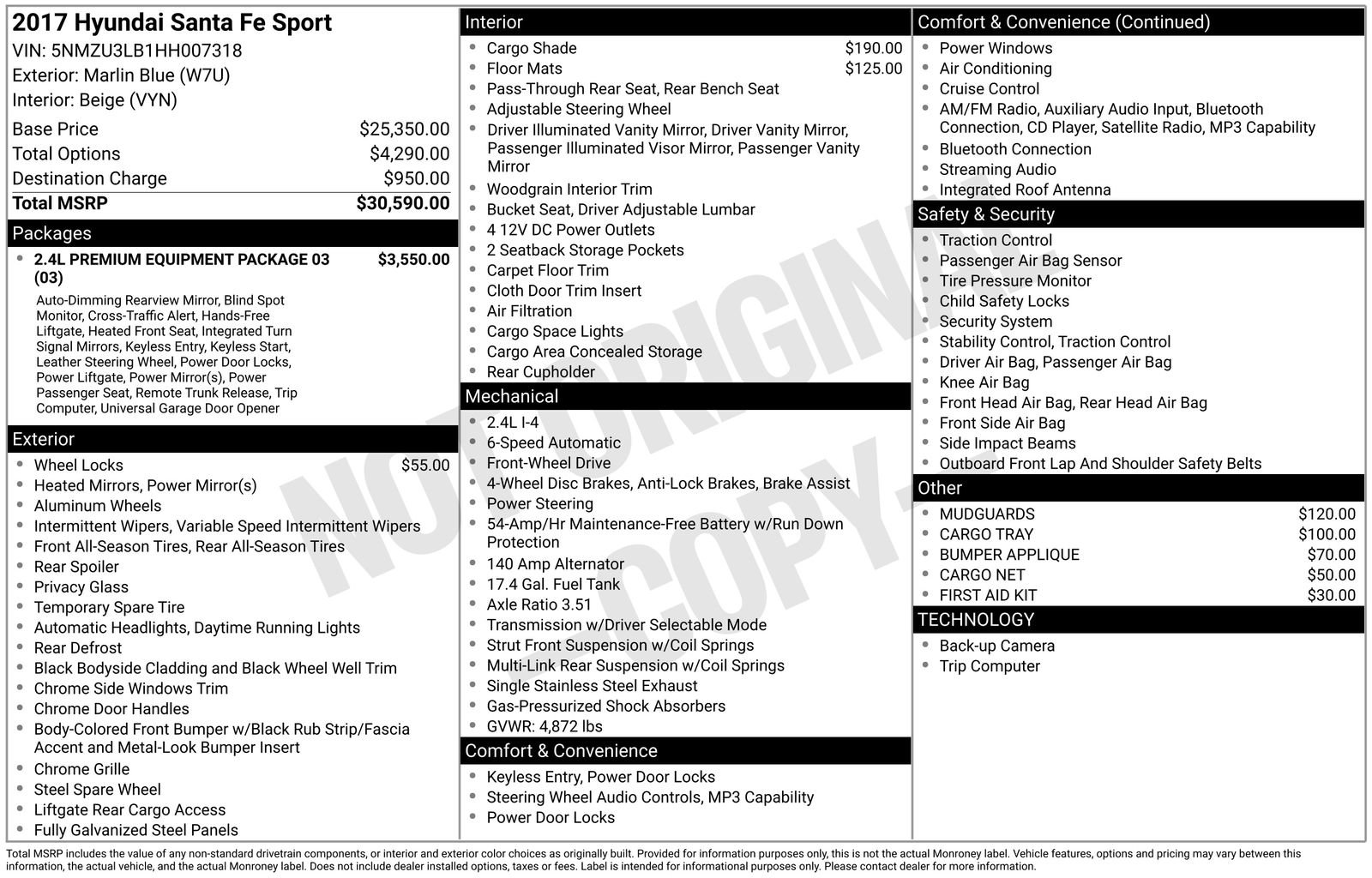Used 2017 Hyundai Santa Fe Sport FWD image 6