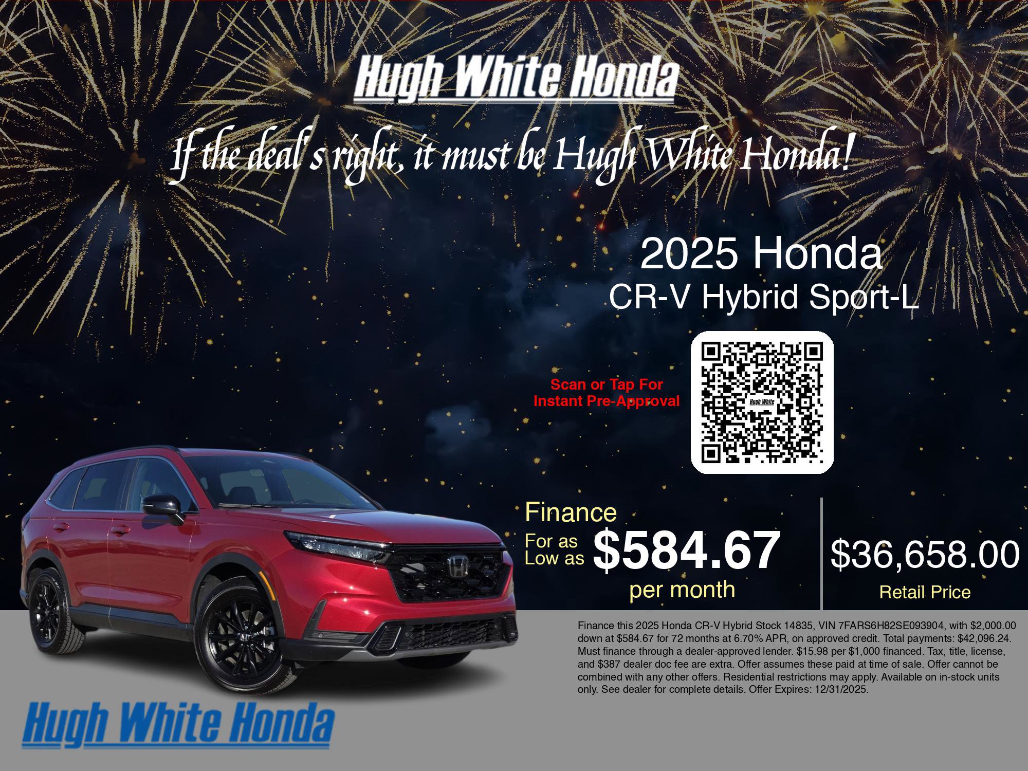 Used 2025 Honda CR-V Sport-L image 3