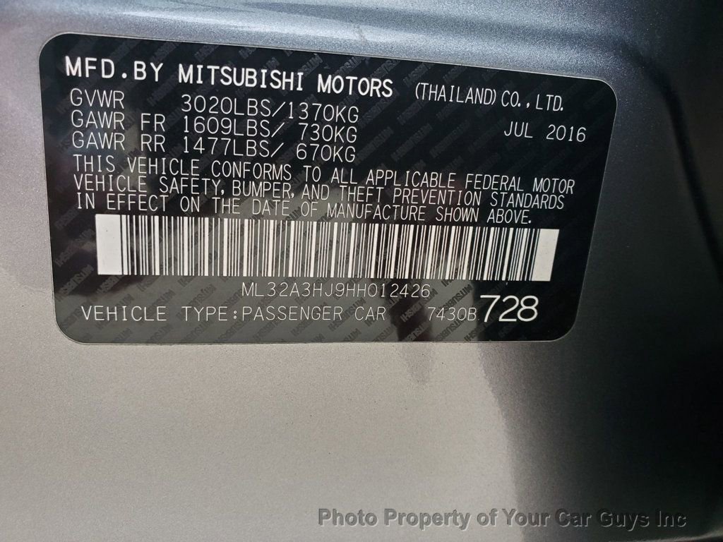 Used 2017 Mitsubishi Mirage ES image 27