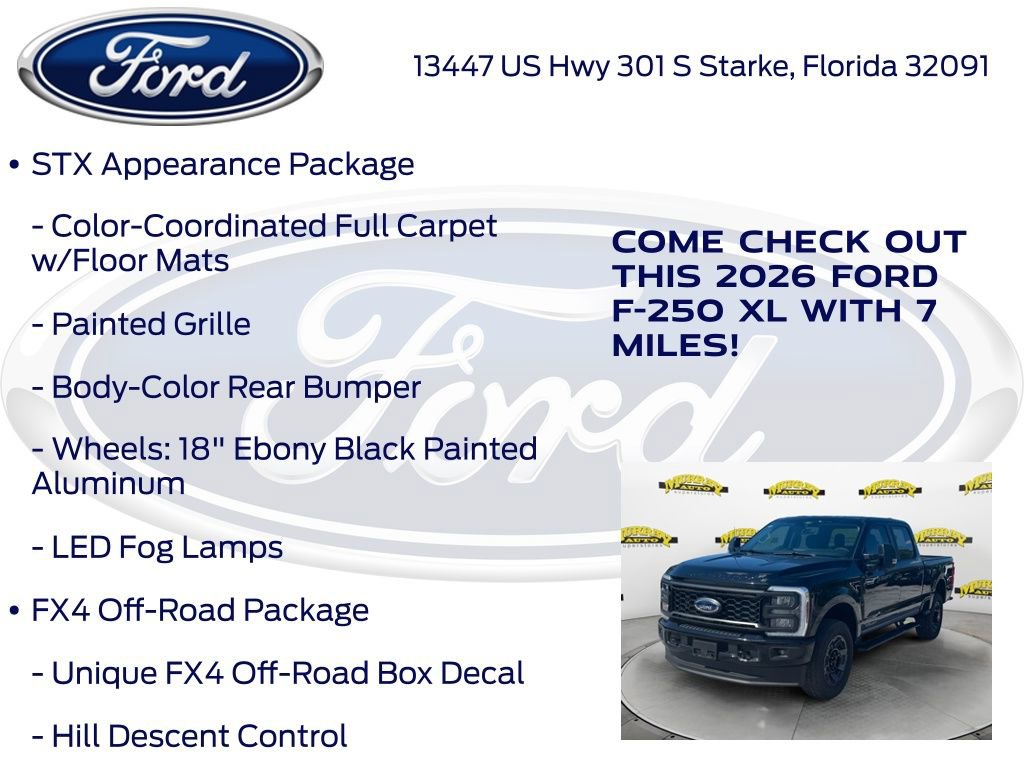 New 2026 Ford F250 XL w/ STX Appearance Package image 15