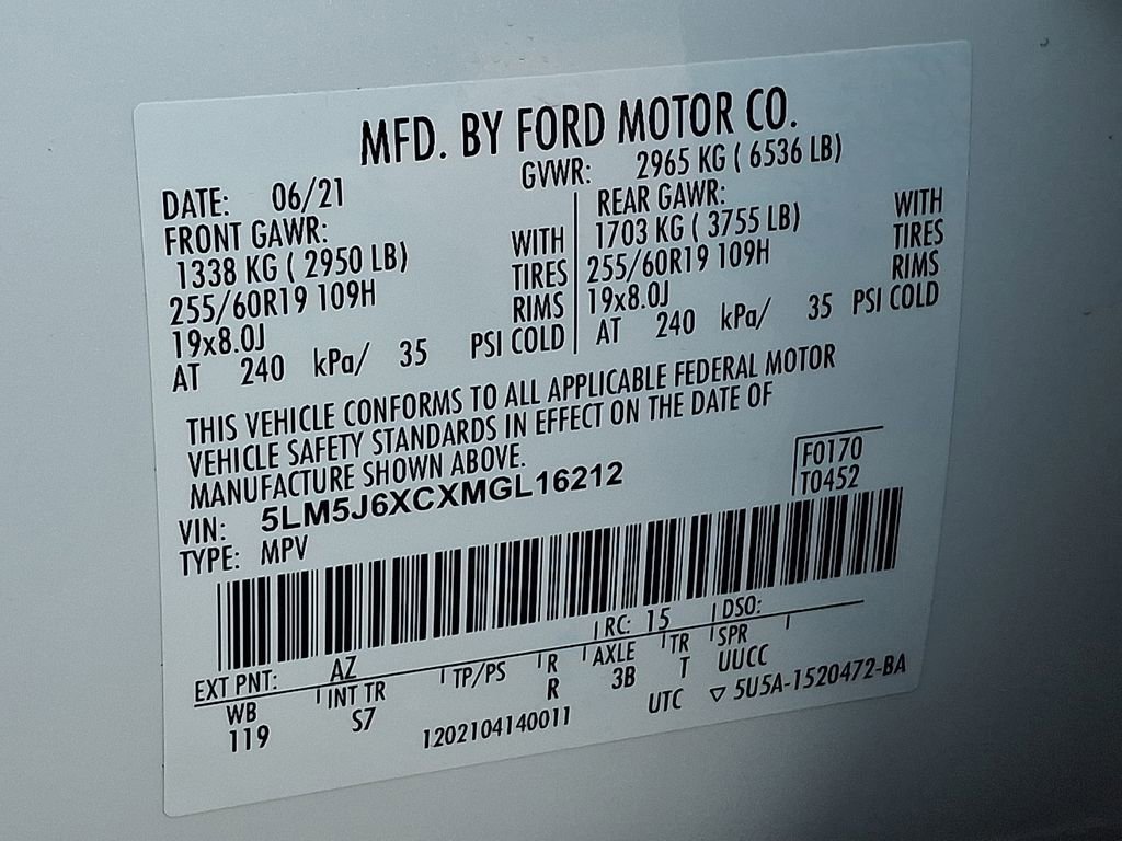 Used 2021 Lincoln Aviator AWD w/ Elements Package image 31