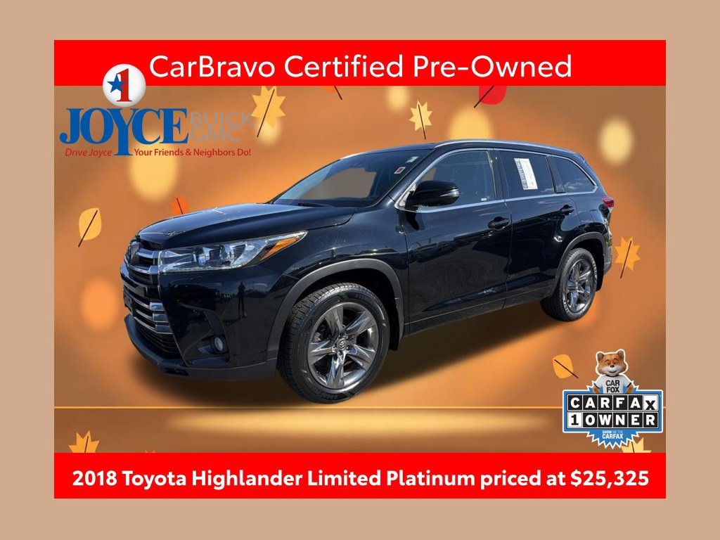 Used 2018 Toyota Highlander Limited Platinum
