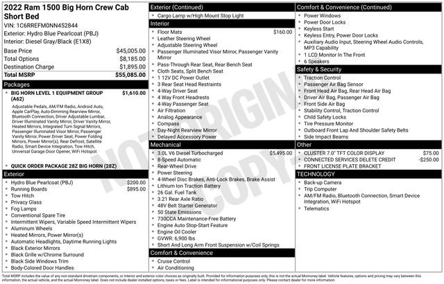 Used 2022 RAM 1500 Big Horn RWD image 17