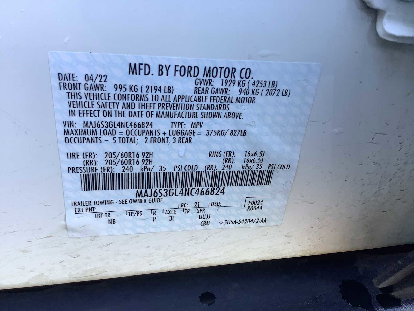 Used 2022 Ford EcoSport SE image 21