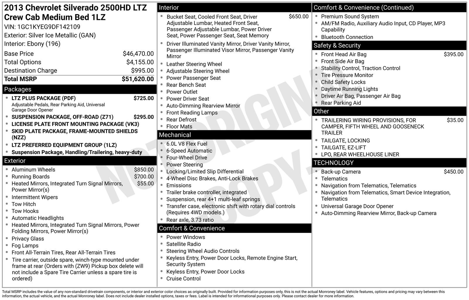 Used 2013 Chevrolet Silverado 2500 LTZ w/ LTZ Plus Package image 16