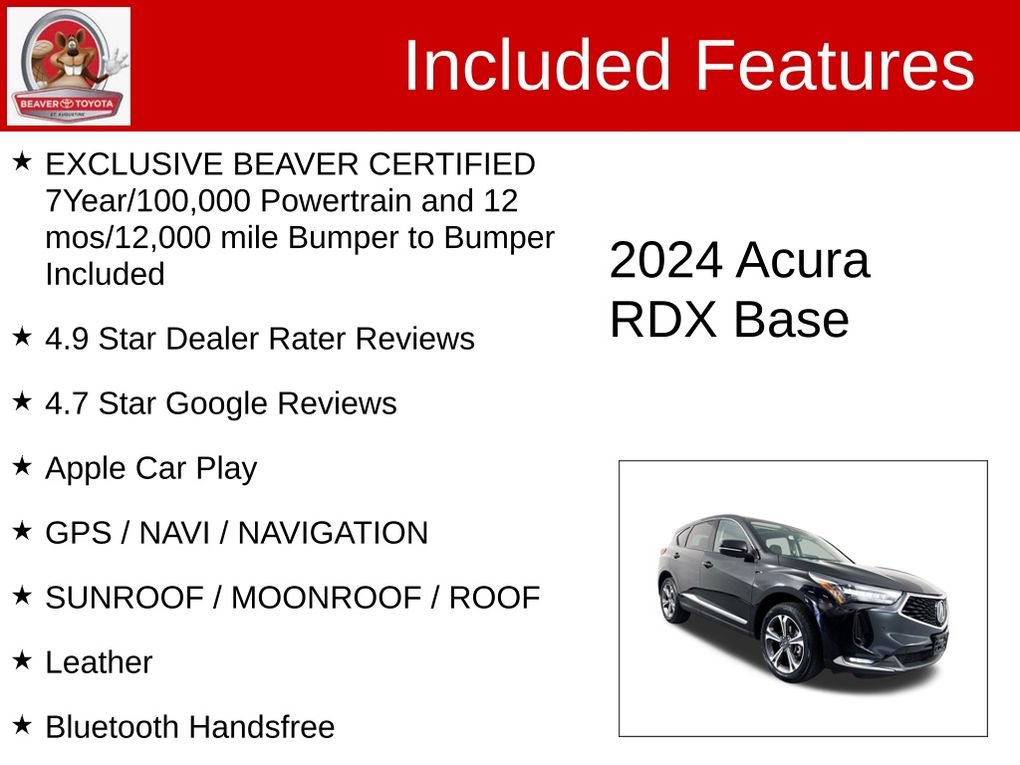 Used 2024 Acura RDX w/ Advance Package AWD/4WD image 4