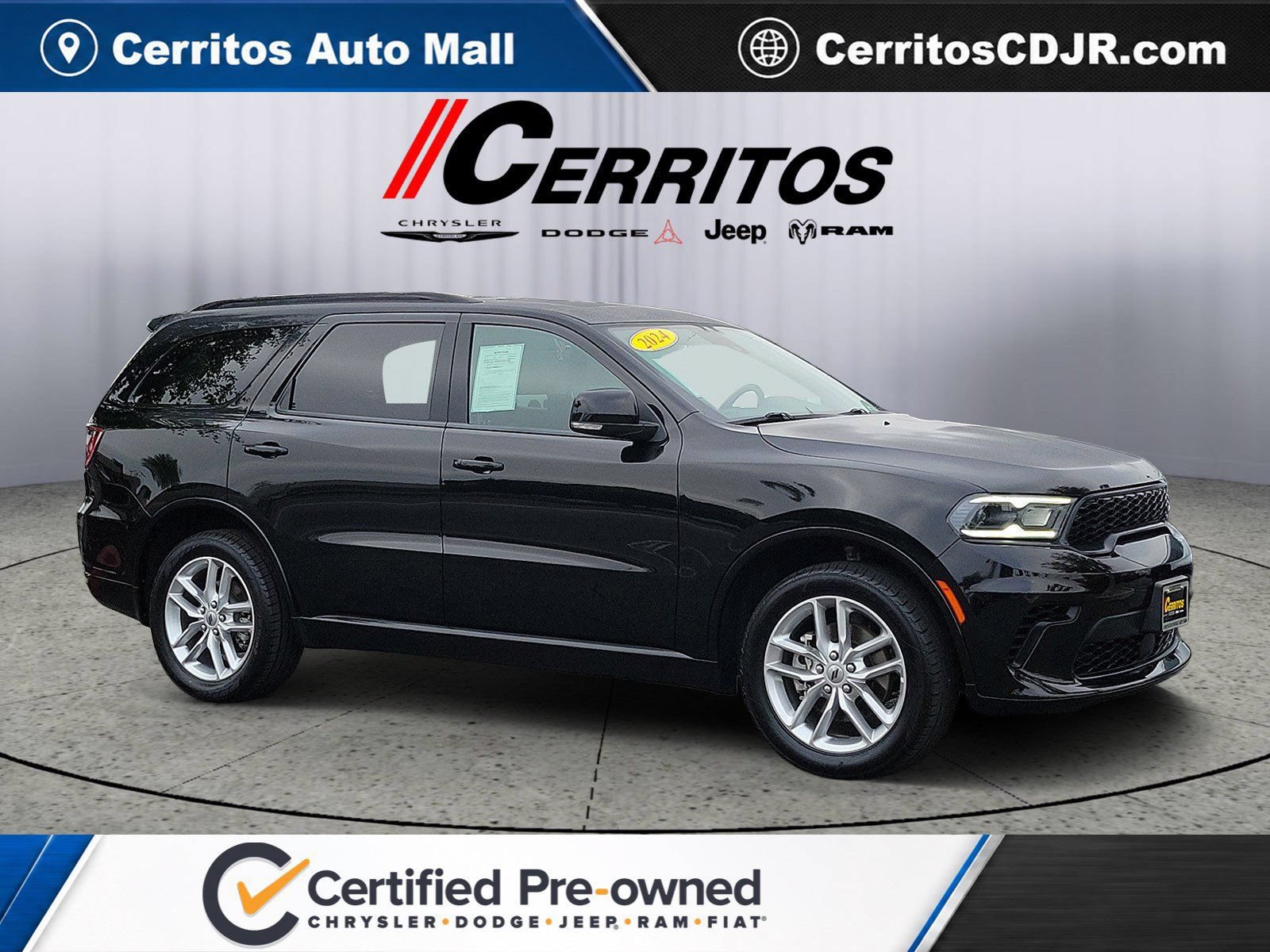 Certified 2024 Dodge Durango GT AWD/4WD image 1