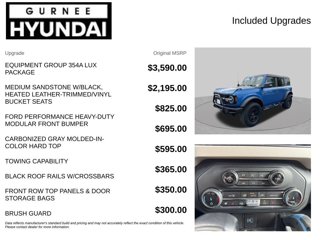 Used 2022 Ford Bronco Wildtrak AWD/4WD image 4