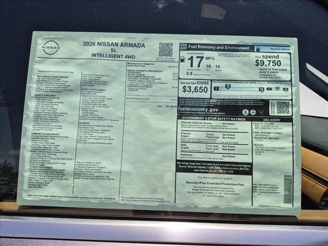 New 2026 Nissan Armada SL AWD/4WD image 16