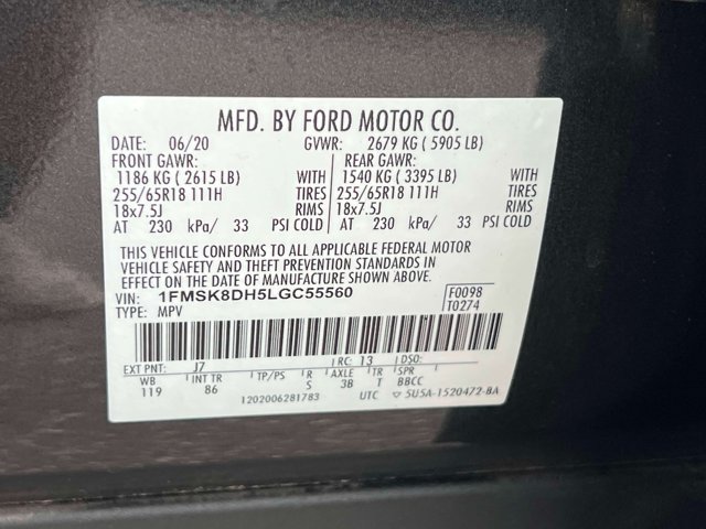 Used 2020 Ford Explorer XLT w/ Comfort Package AWD/4WD image 25
