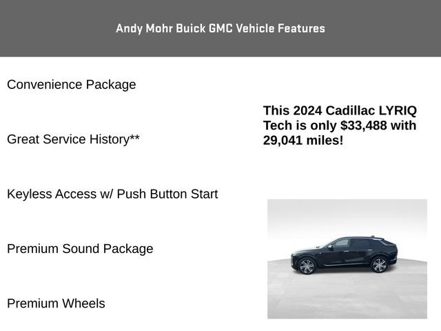 Used 2024 Cadillac Lyriq Tech w/ LPO, Floor Liner Package AWD/4WD image 8