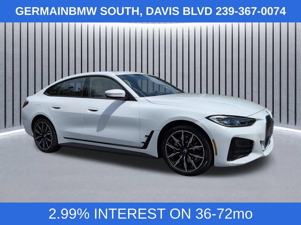 Used 2023 BMW i4 eDrive40 w/ M Sport Package RWD image 3