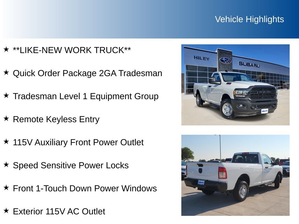 Used 2024 RAM 2500 Tradesman RWD image 5