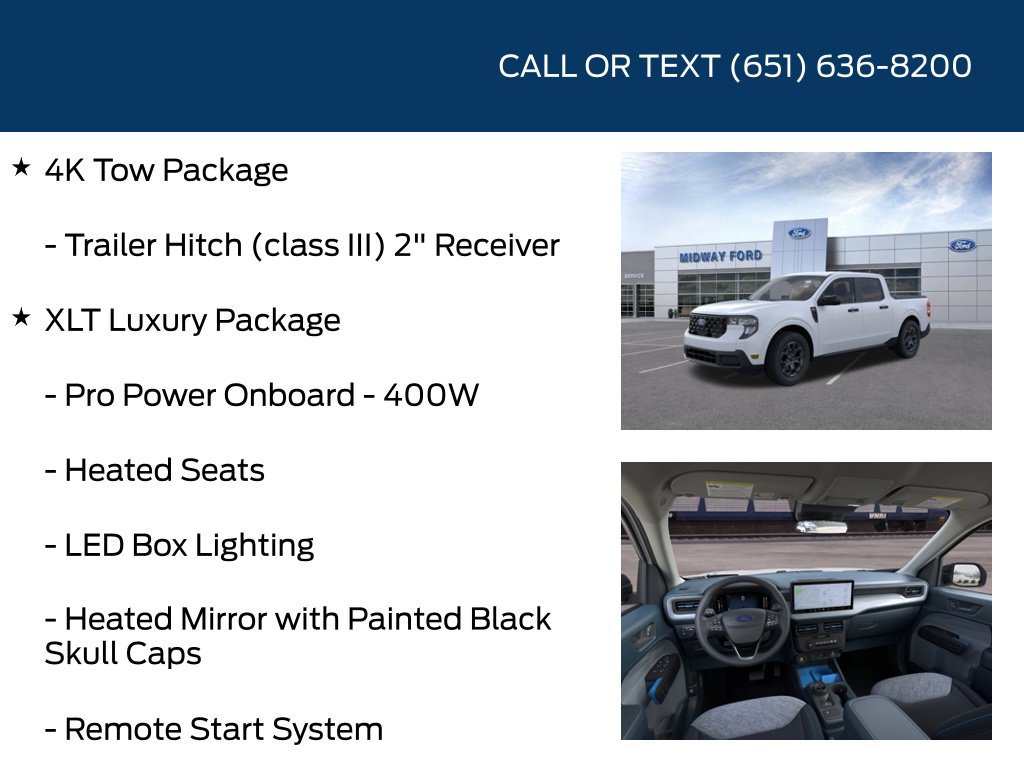 New 2026 Ford Maverick XLT w/ Equipment Group 301A AWD/4WD image 10