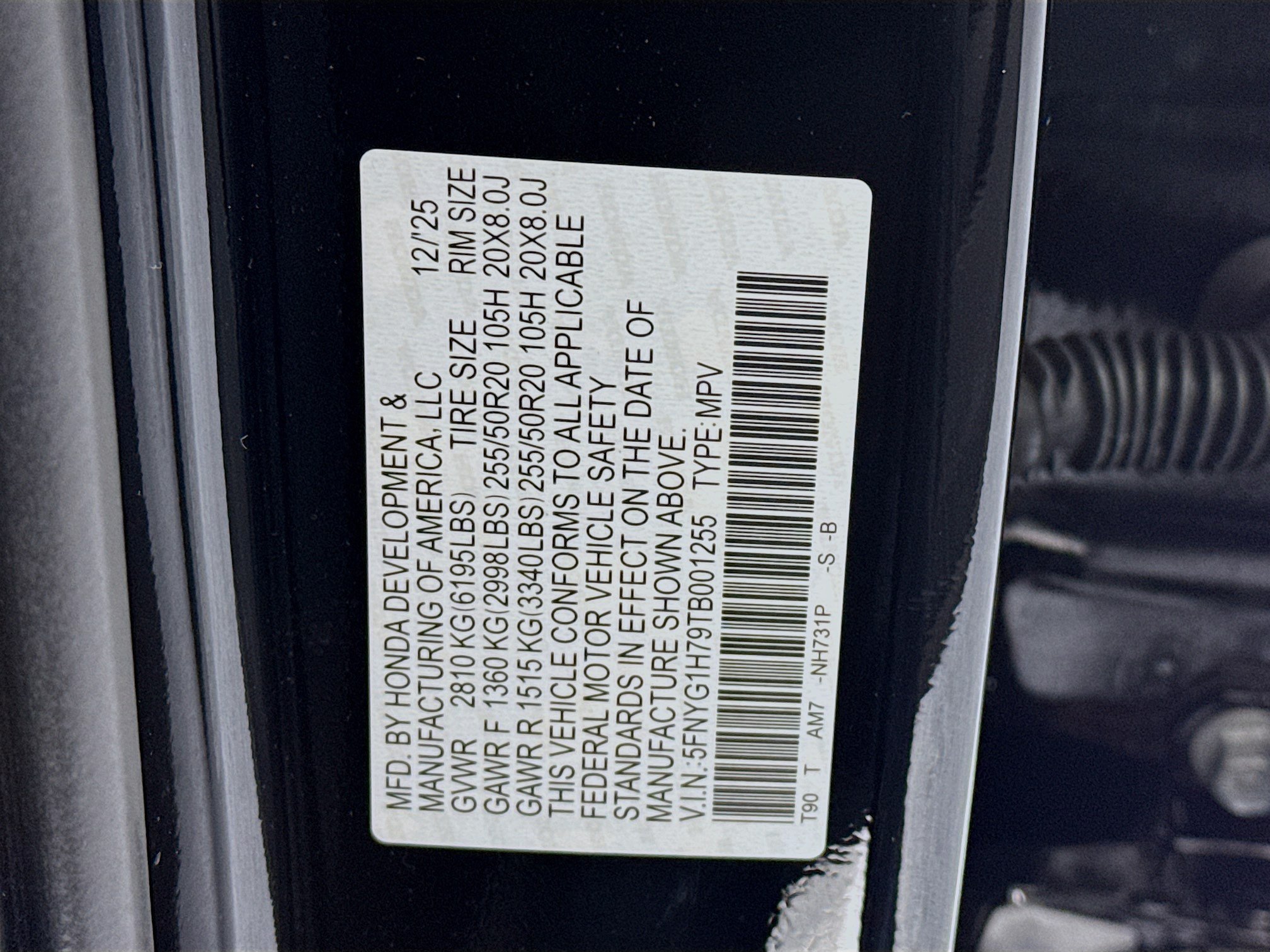 New 2026 Honda Pilot Touring image 35