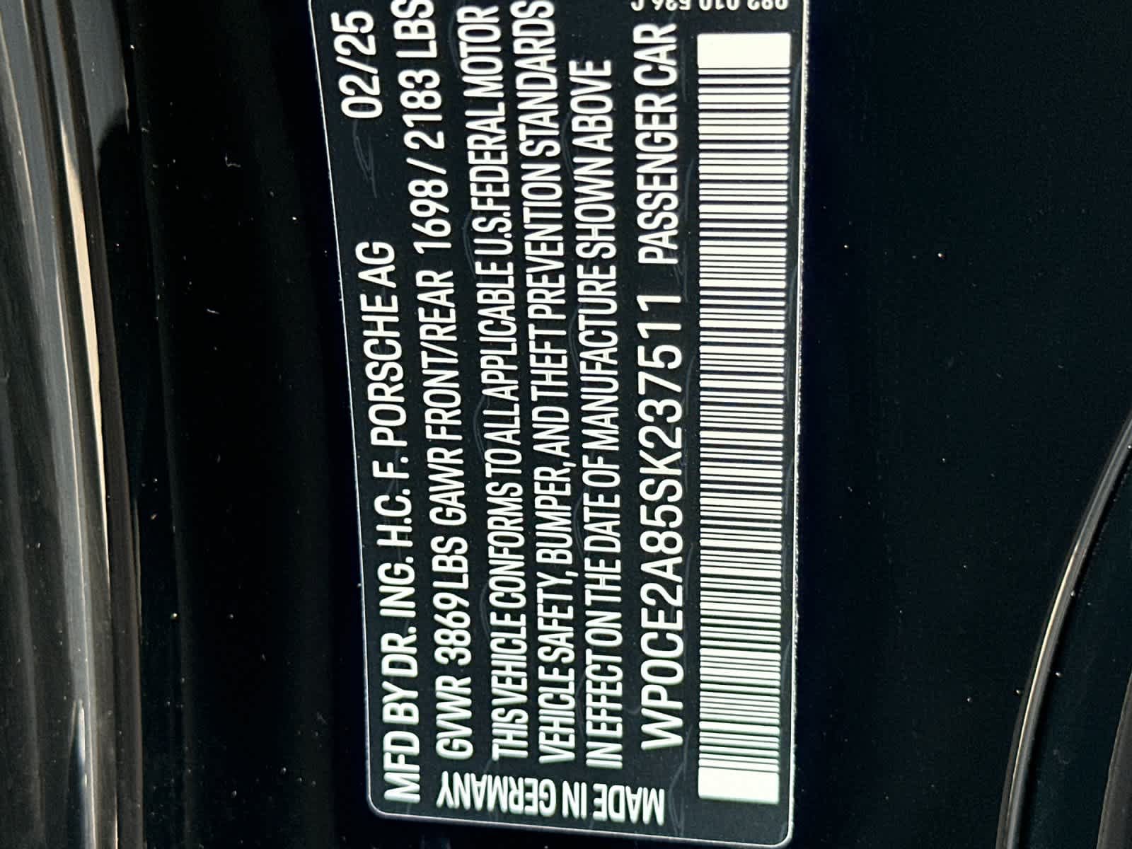 Certified 2025 Porsche 718 Boxster Spyder RS RWD image 29