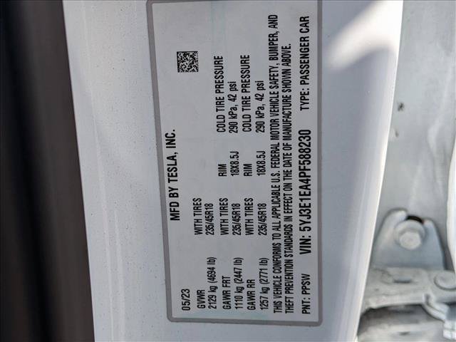 Used 2023 Tesla Model 3 Standard Range RWD image 21