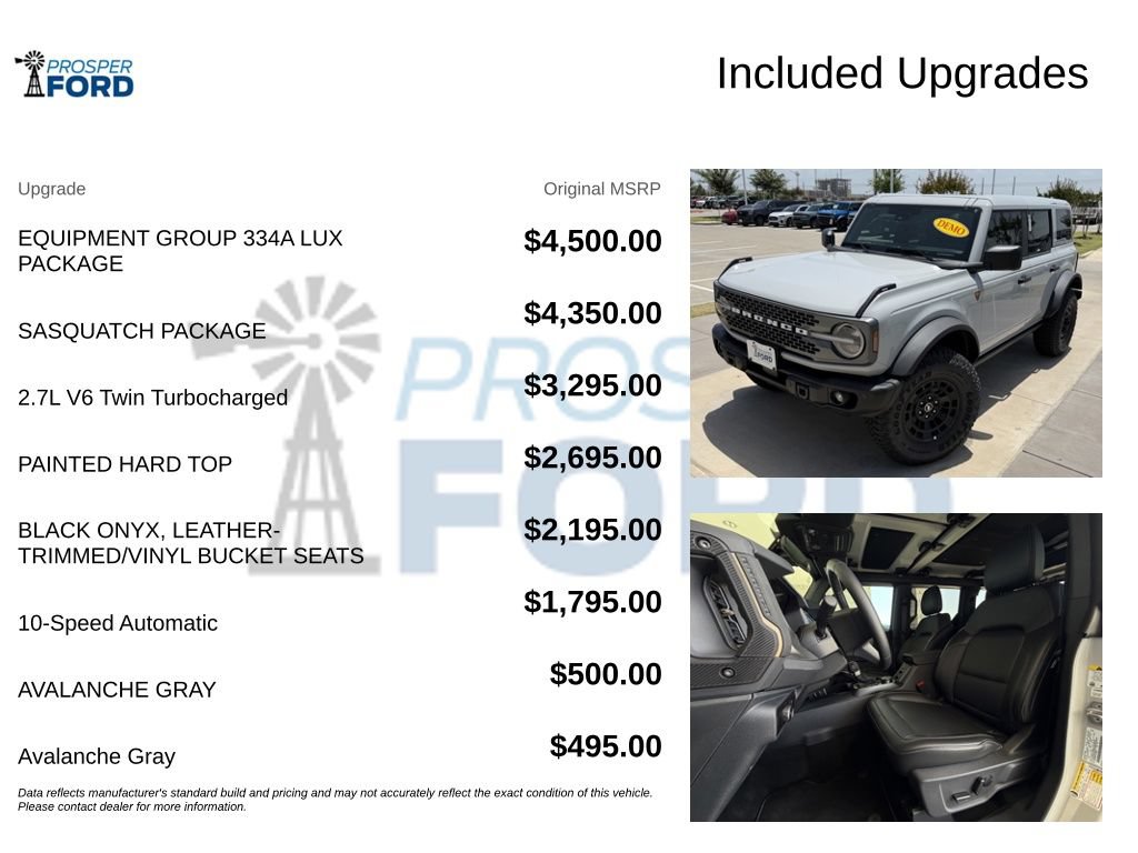 New 2026 Ford Bronco Badlands AWD/4WD image 3