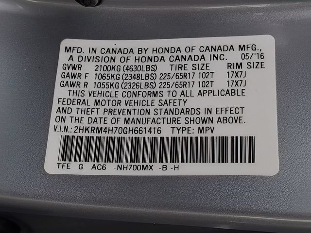Used 2016 Honda CR-V EX-L image 24