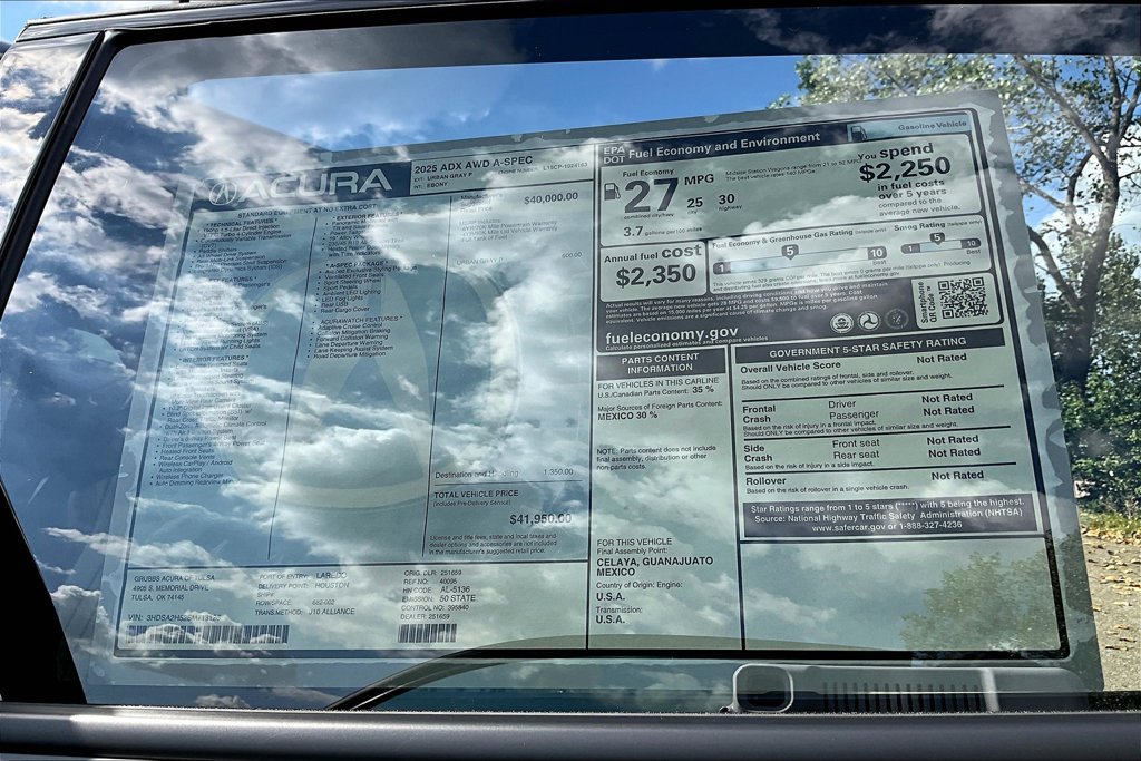 New 2025 Acura ADX A-Spec AWD/4WD image 25
