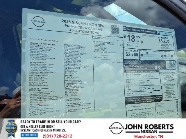 New 2026 Nissan Frontier PRO-4X w/ Tow Package AWD/4WD image 19